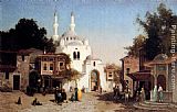 Outside The Mosque by Fabius Germain Brest